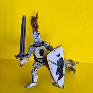Medieval Unicorn Knight - Action Figures PAPO 2007